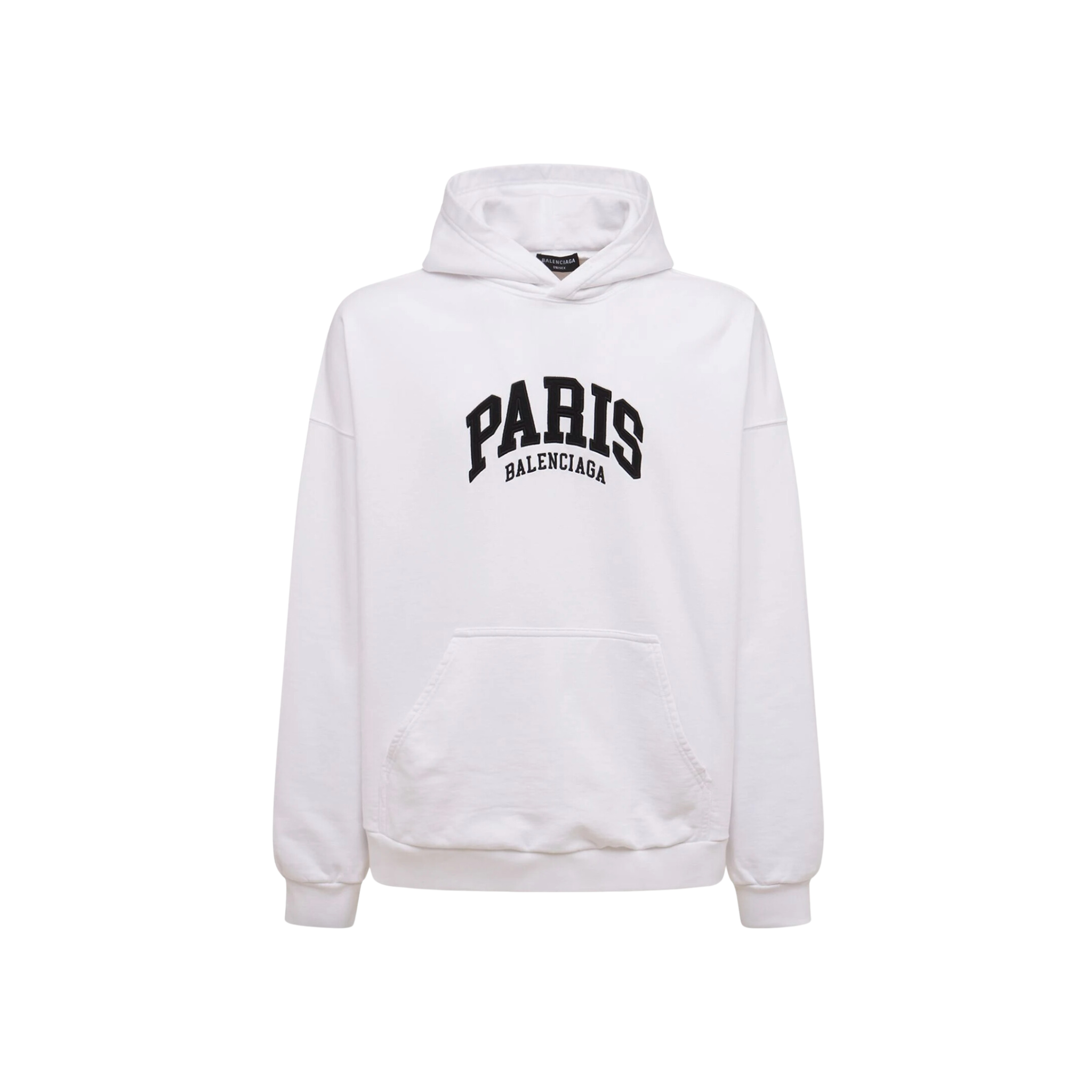 Balenciaga Wide Embroidered Cotton Hoodie N Hype