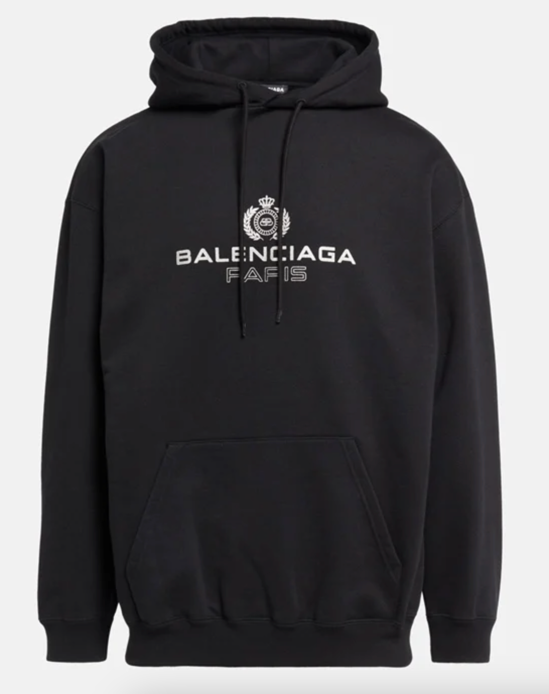 Balenciaga Basic Hoodie Black 600583TIV84 N Hype