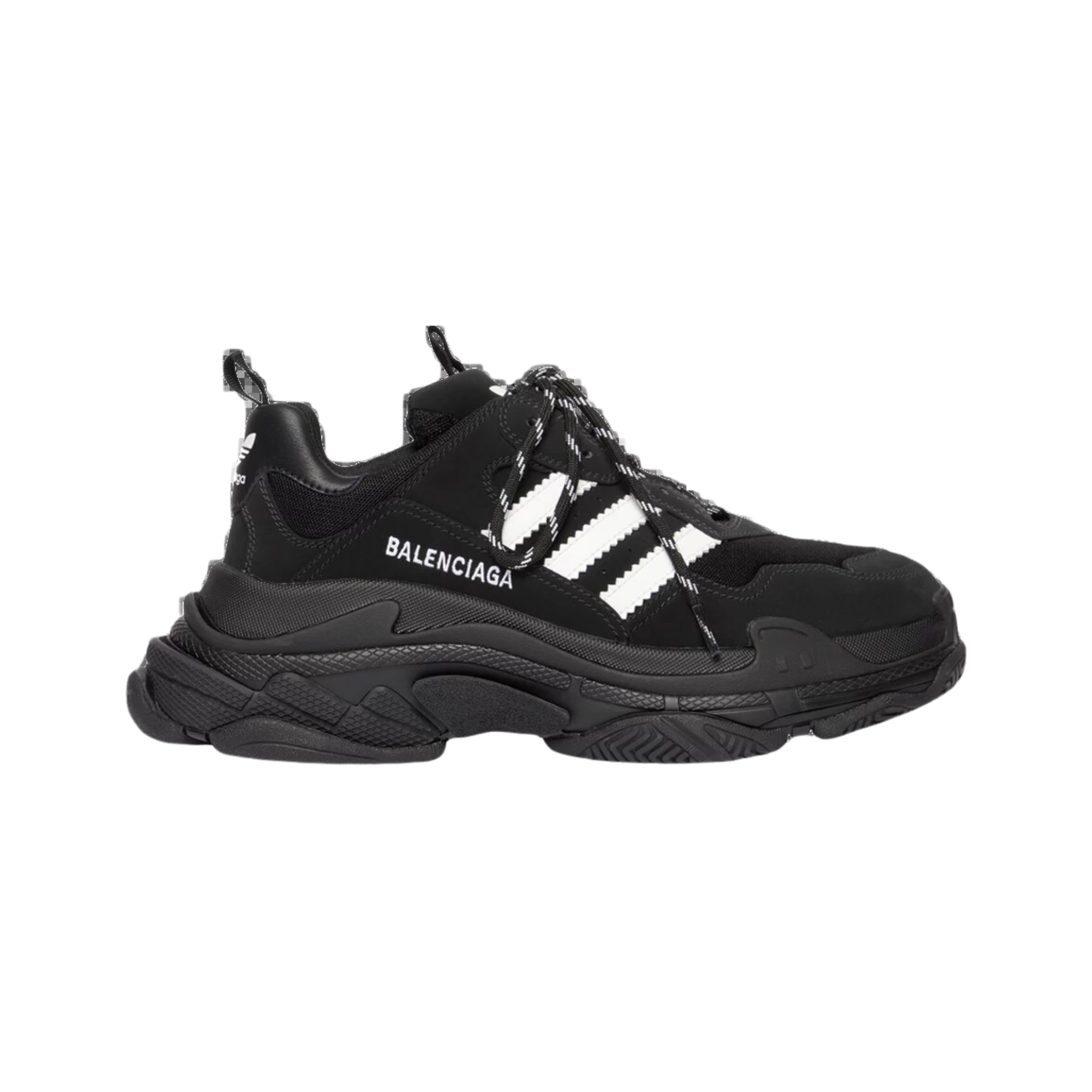 Balenciaga x Adidas Triple S Black White N Hype