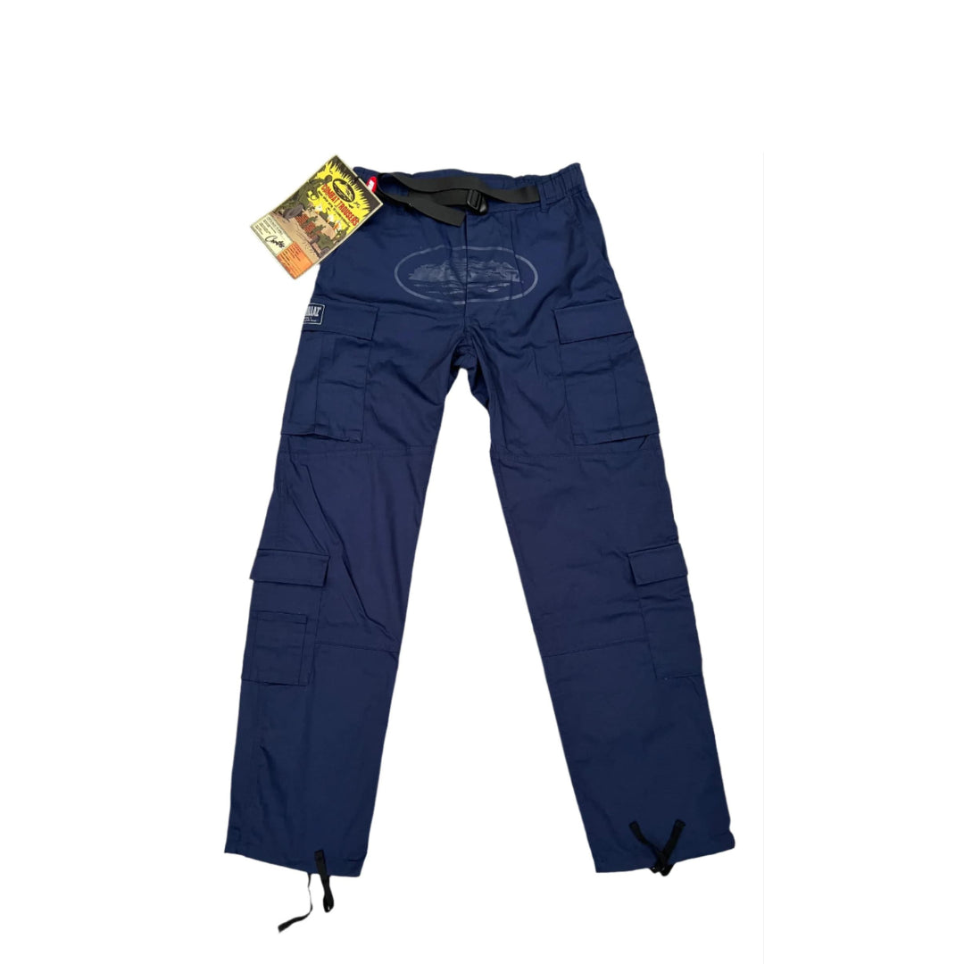 Corteiz Guerillaz Cargo Pants Navy – N-Hype