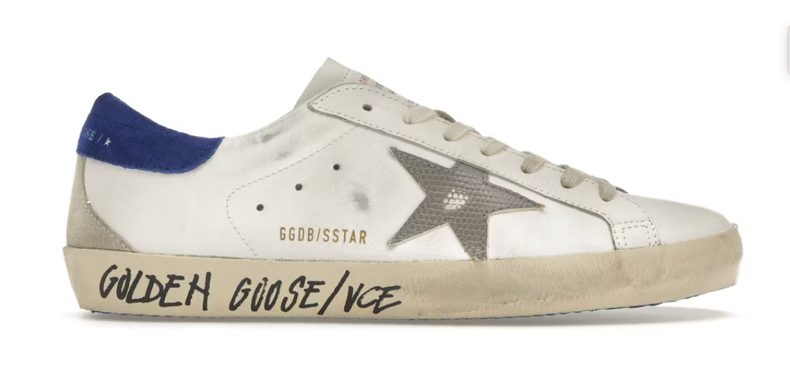 Golden Goose Super Star White Snake Blue GMF00102.F004797.11554 N Hype