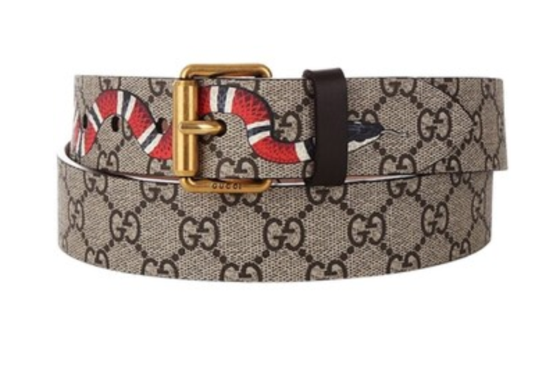 Gucci monogram belt sales