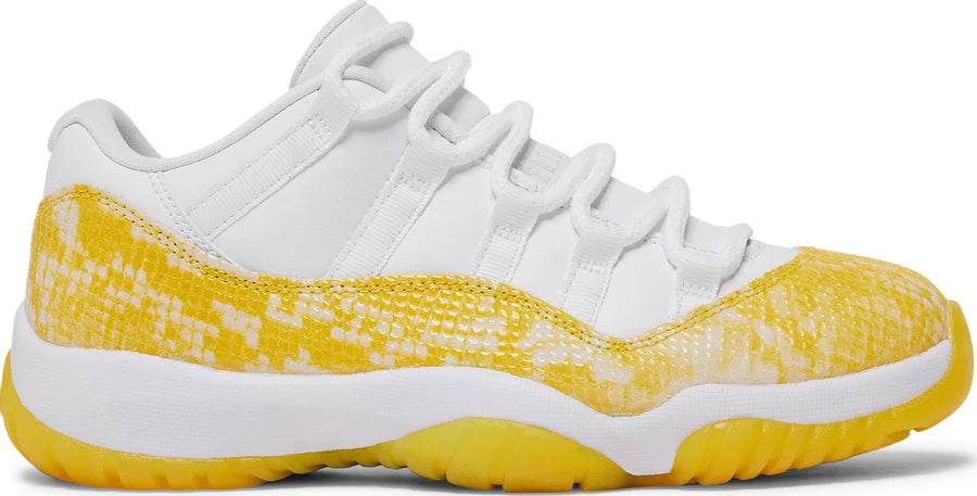 Jordan 11 Retro Low Yellow Snakeskin Women s AH7860 107 N Hype