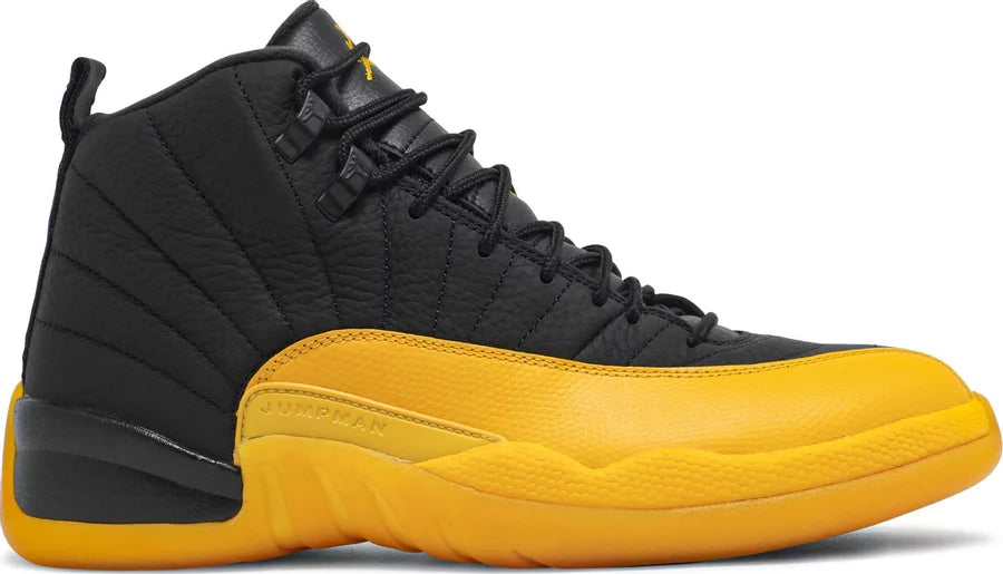 Jordan 12 retro black and fashion gold