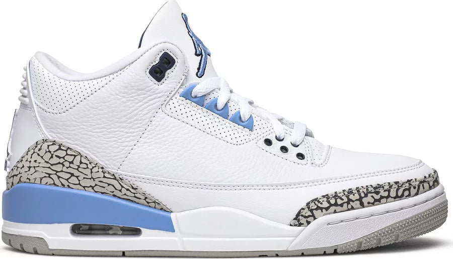 Jordan retro 3 unc online