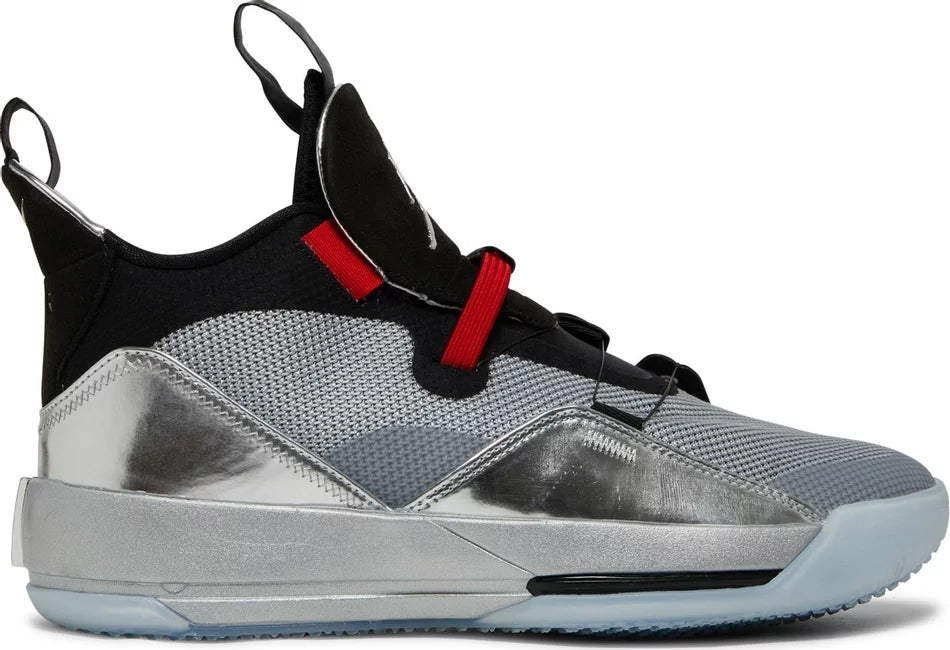 Jordan XXXIII Metallic Silver Black All Star AQ8830 005 N Hype
