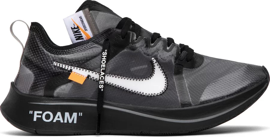 Nike zoom fly off white silver best sale