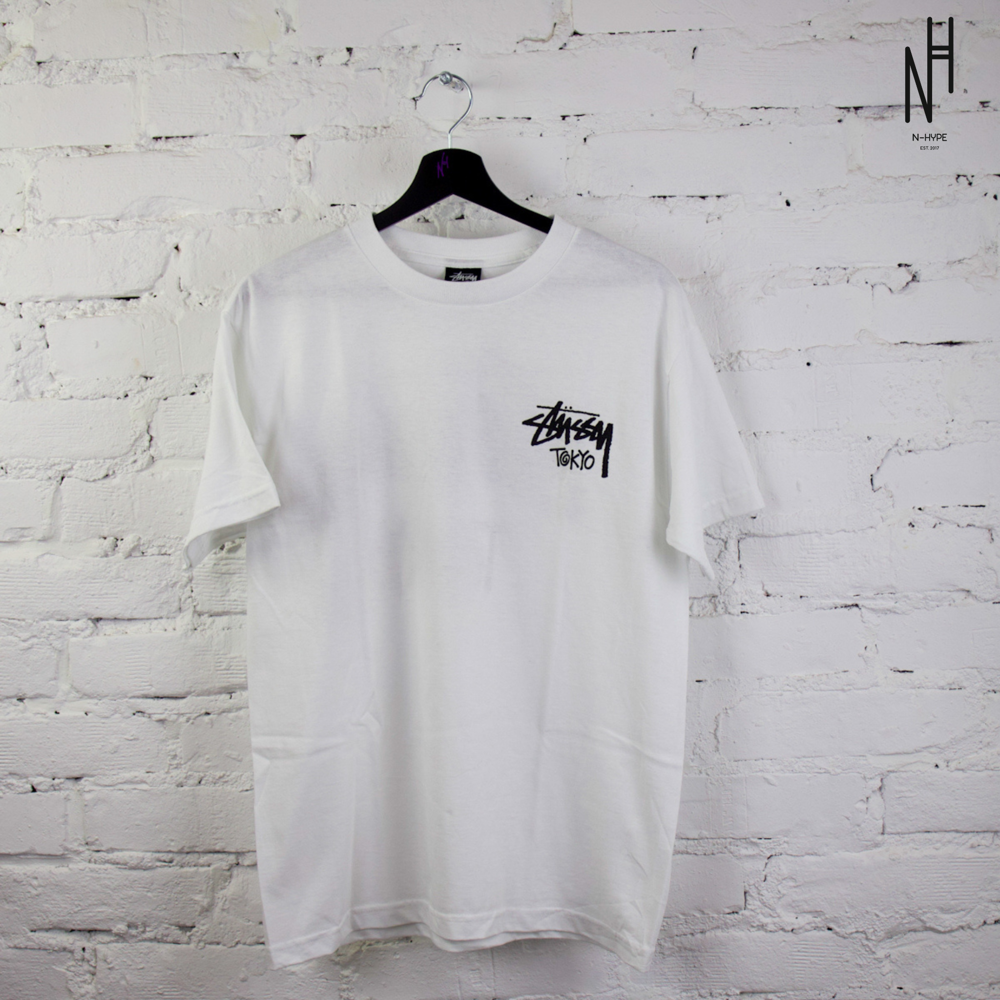 Stussy Stock Tokyo Tee White – N-Hype Stussy Stock Tokyo Tee White – N-Hype