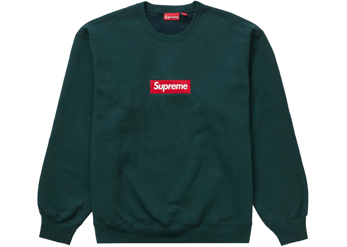 Supreme Box Logo Crewneck (FW22) Dark Pine | N-Hype