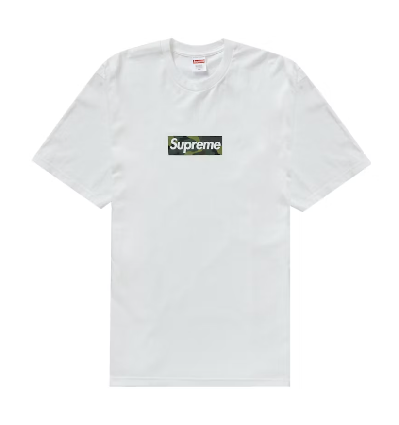 Supreme Camo Box Logo Tee (FW23) White – N-Hype Supreme Camo Box Logo Tee (FW23) White – N-Hype