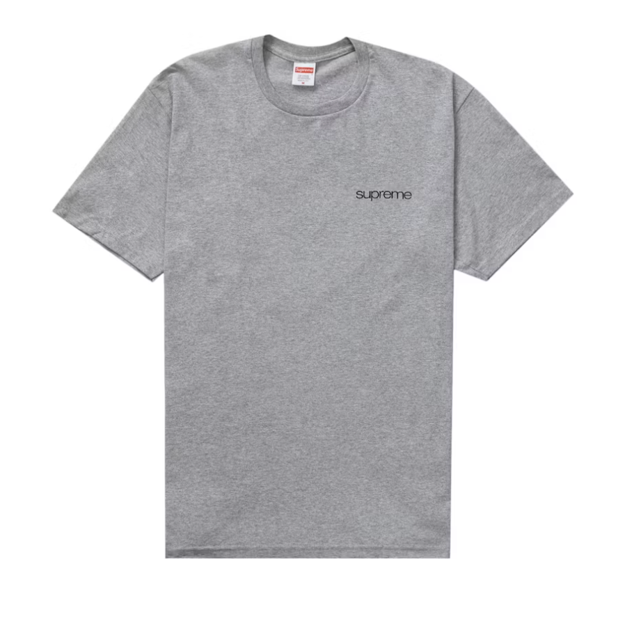 Supreme NYC Tee Heather Gray