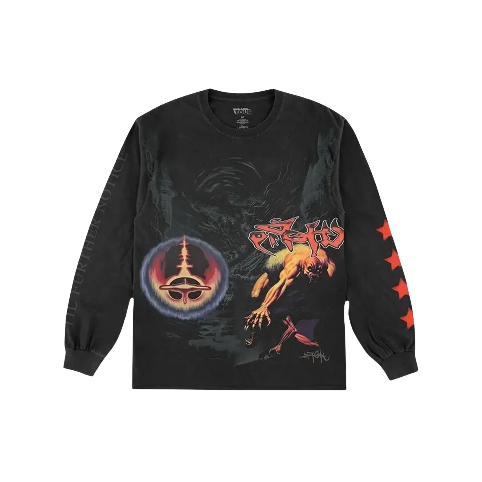 Travis Scott Utopia Circus Maximus Sound Longsleeve Black – N-Hype