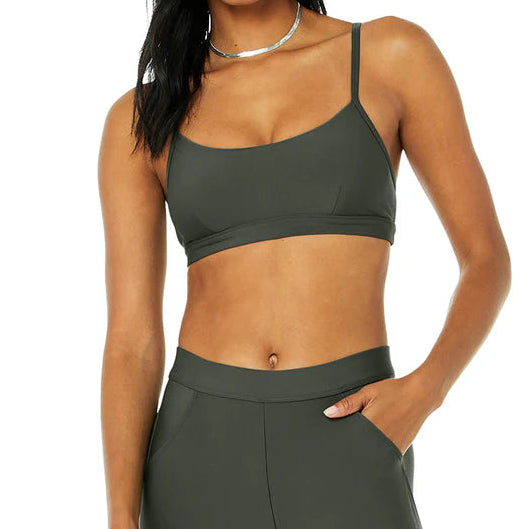 alo yoga ブラカップ XS ALO YOGA Scoop Neck Sweatshirt Bra Black – N-Hype