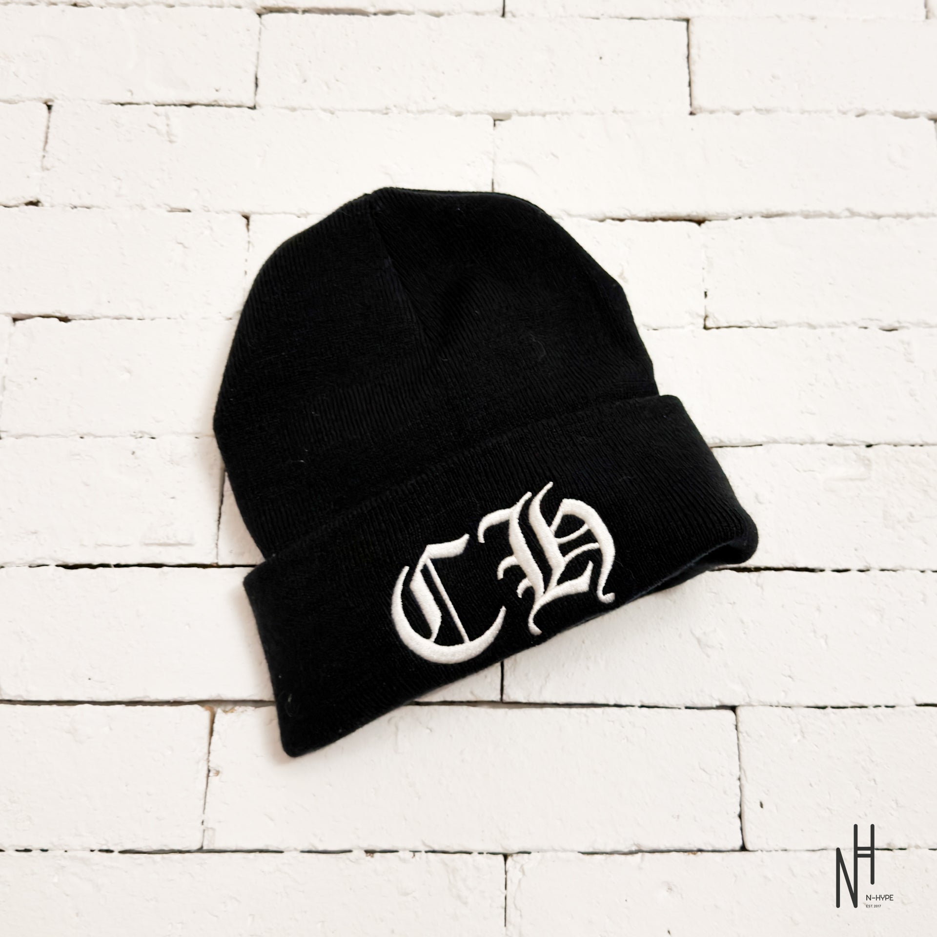 Chrome Hearts CH Logo Beanie Black | N-Hype