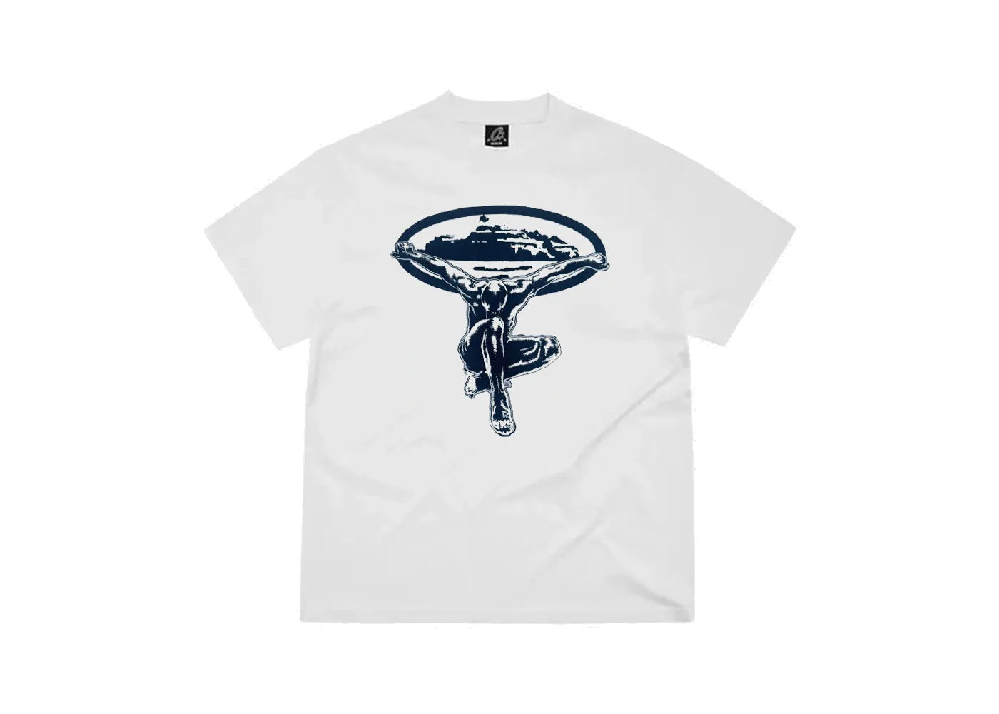 Corteiz RTW Alcatraz Statue Tee White | N-Hype