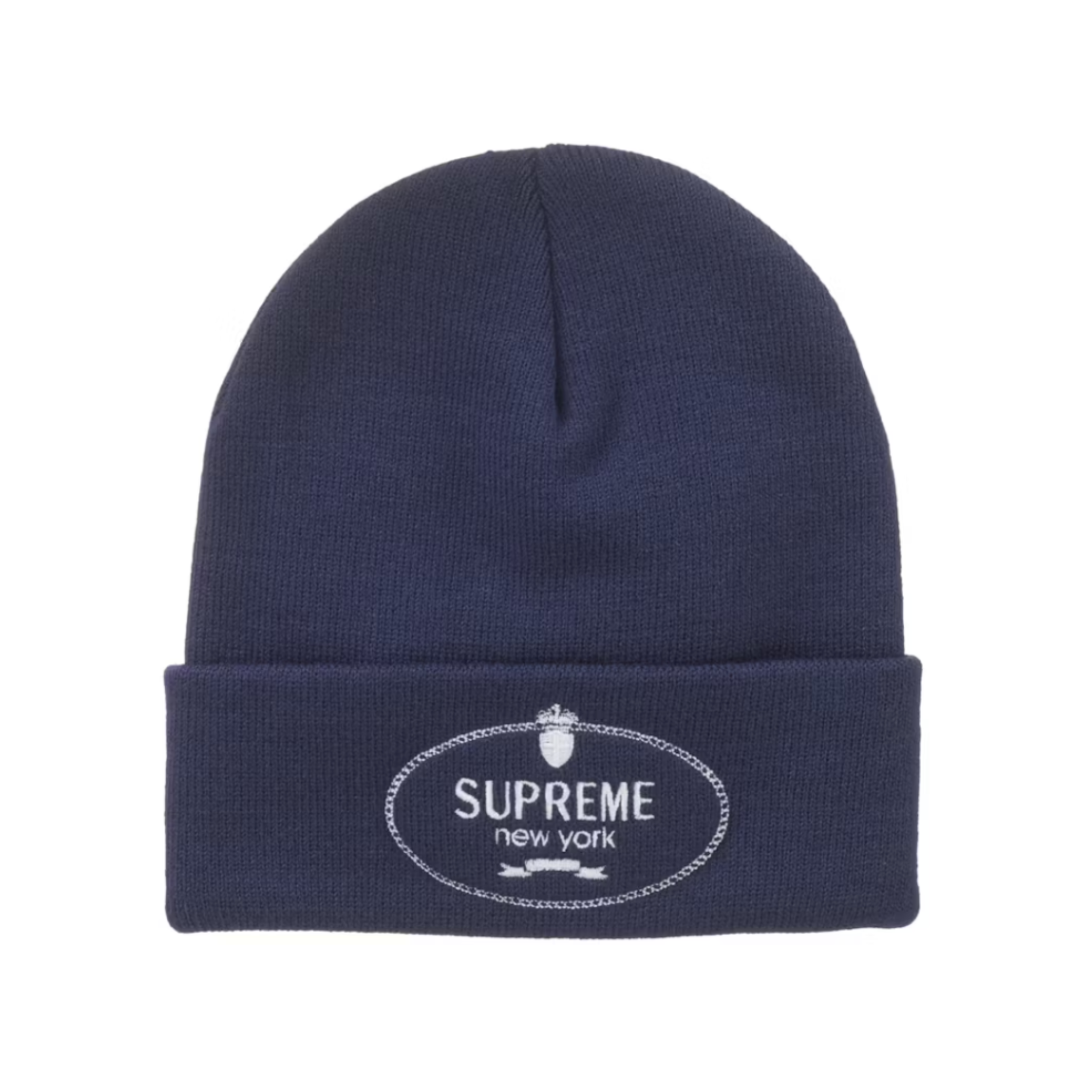 帽子 Supreme Crest Beanie Supreme Crest Beanie Navy | N-Hype