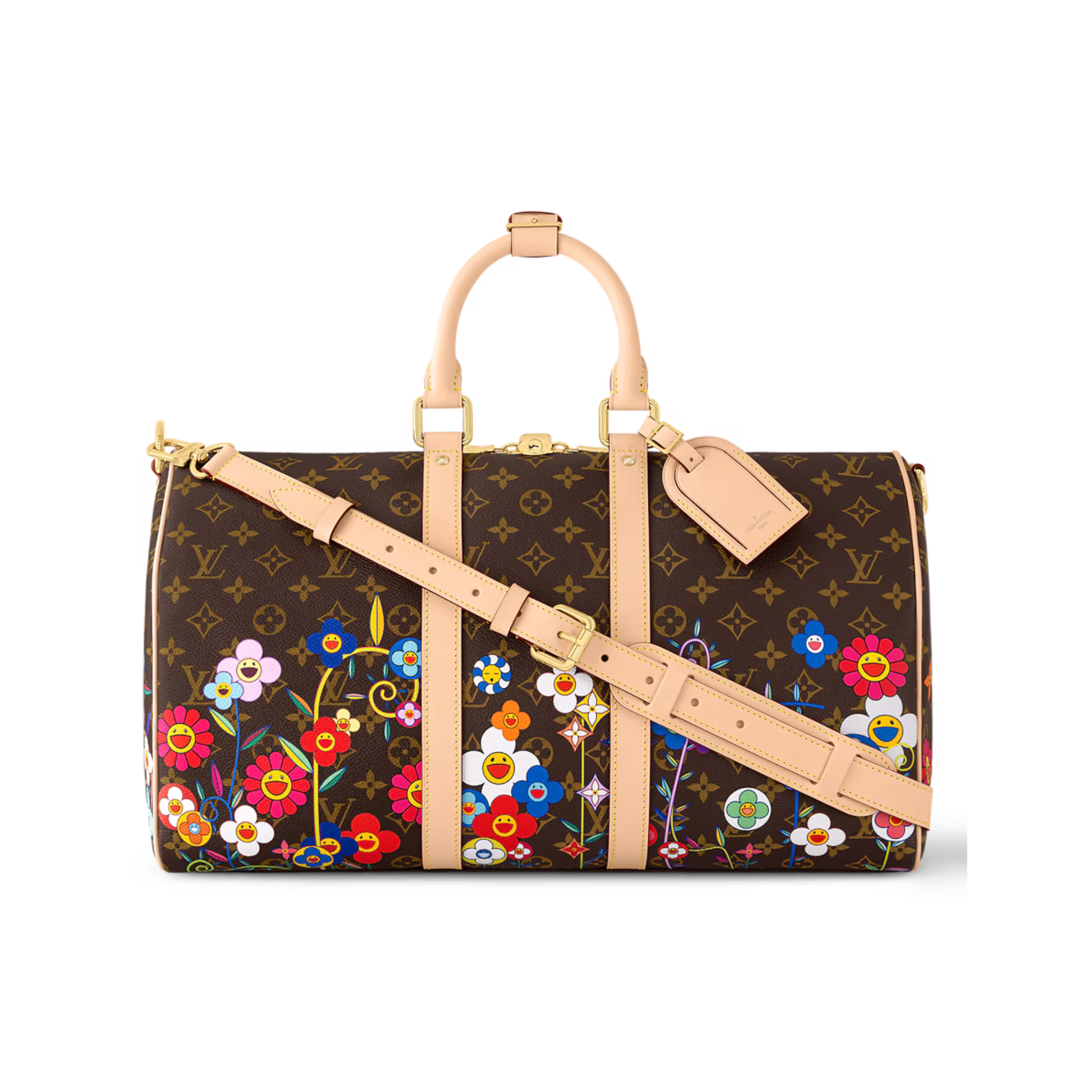 Takashi Murakami x Louis Vuitton Keepall Bandoulière 45 Monogram