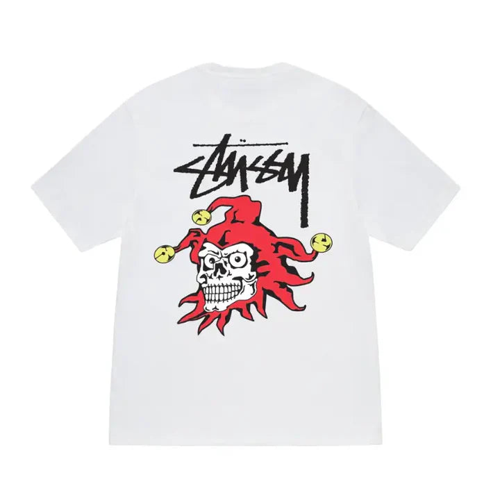 STUSSY JOKER TEE WHITE | N-Hype