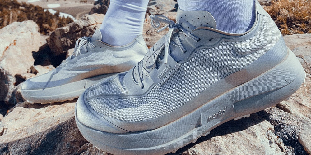Innowacyjne Sneakersy Norda: Nowa Kolekcja FW26 z Marblowymi Podeszwami i Iridescencyjnymi Akcentami