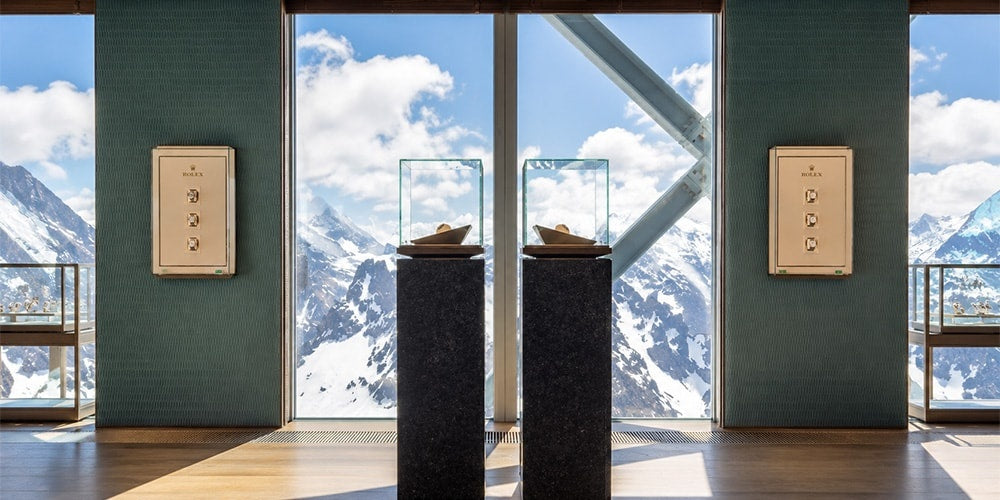 Nowa luksusowa butik Rolex na Mount Titlis - światowy rekord w alpejskich widokach