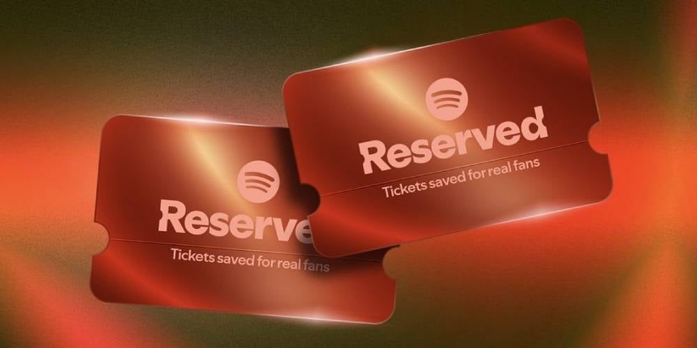 Spotify wprowadza nową funkcję „Reserved” — rewolucja w zakupach biletów na koncerty