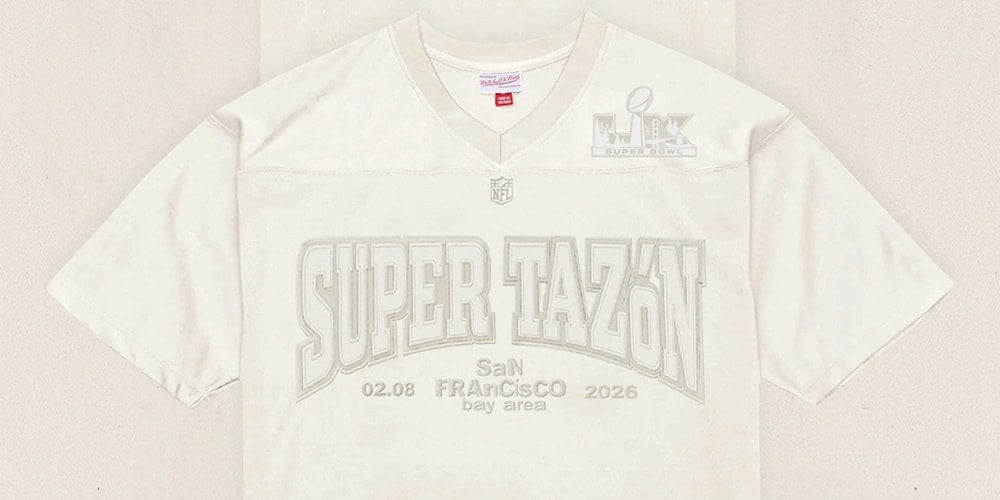Mitchell & Ness prezentuje jersey z limitowanej edycji z okazji Super Tazón Bad Bunny