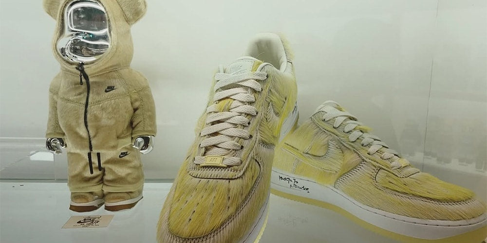 Nowa Kolekcja Medicom Toy x Nike: Air Force 1 “BE@RBRICK” w Mustard Yellow
