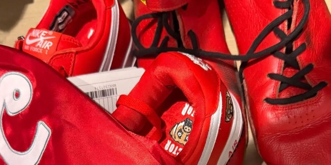 Nowa Kolekcja Sneakersów Victor Victor x Nike: Air Force 1 Low "Red"