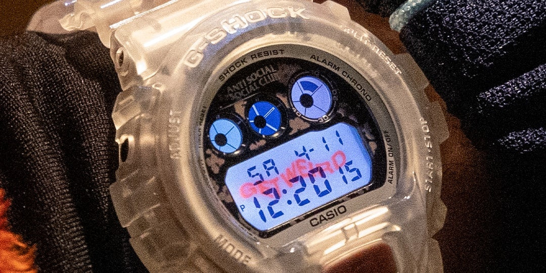 Współpraca Anti Social Social Club i G-SHOCK: Wiosenna Kolekcja z Motywem Kwiatowym