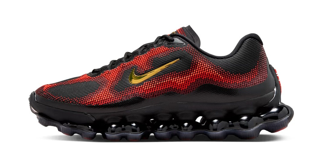 Nike Prezentuje Futurystyczne Sneakersy Air Liquid Max w Kolorystyce "Black/Team Red"
