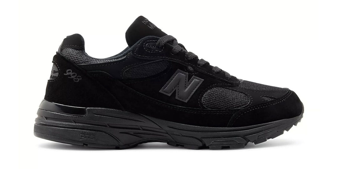 Nowa Kolekcja New Balance: Sneakersy 993 "Triple Black" w Stylu Stealth