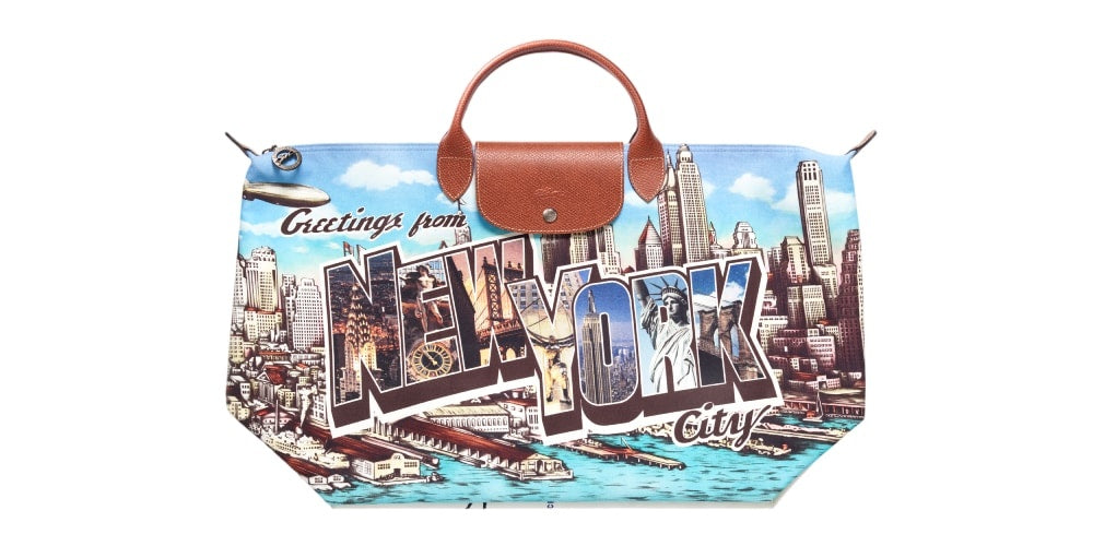 Longchamp i Jeremy Scott: Nowy Limited Edition Le Pliage "Greetings from New York"