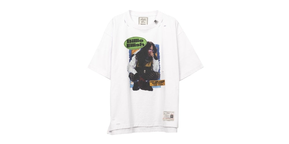 U/MUSIC i Maison MIHARA YASUHIRO Prezentują T-shirt z Grafką Billie Eilish
