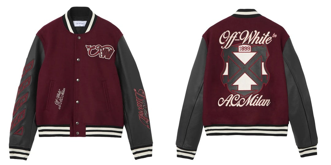 Nowa Kolekcja Off-White™ i AC Milan: Varsity Jacket dla Fanów Streetwearu