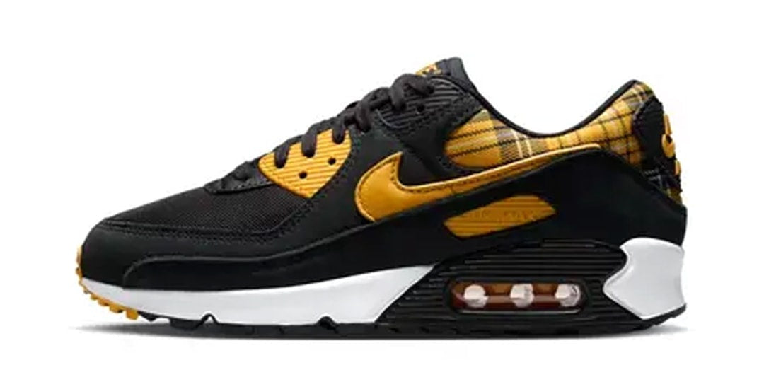 Nike Air Max 90 “Yellow Plaid”: Nowość, Która Zmieni Twój Jesienny Look