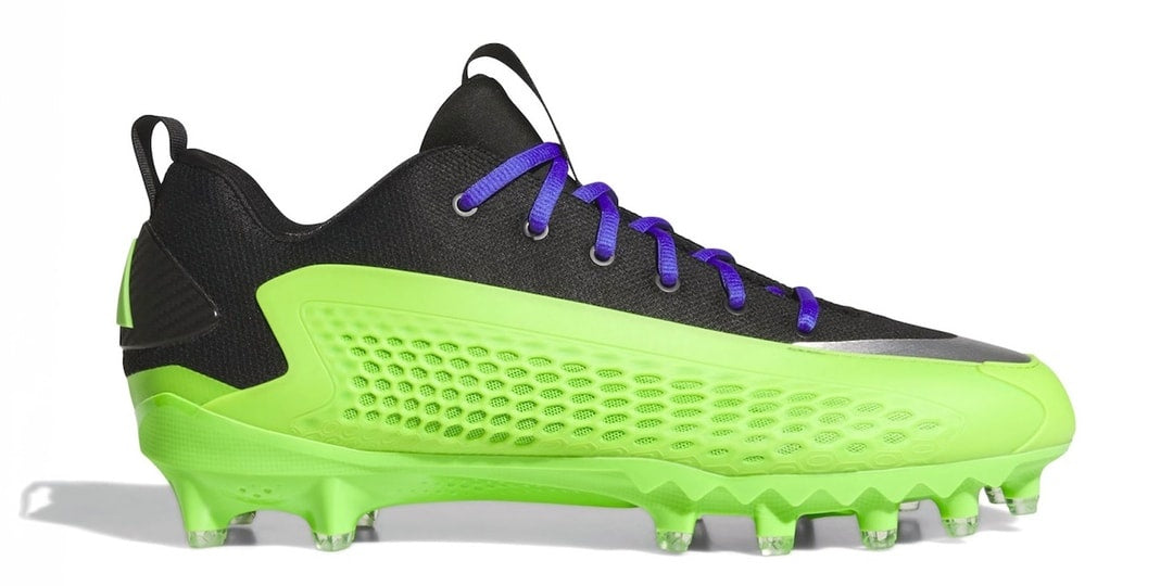adidas Anthony Edwards 1 Low Football Cleat w Kolorystyce "Atlanta Vikings" – Nowość na Polskim Rynku