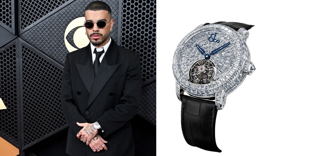 Rauw Alejandro na Grammy 2026: Zegarek Jacob & Co. Caviar Tourbillon Baguette za 1 milion dolarów