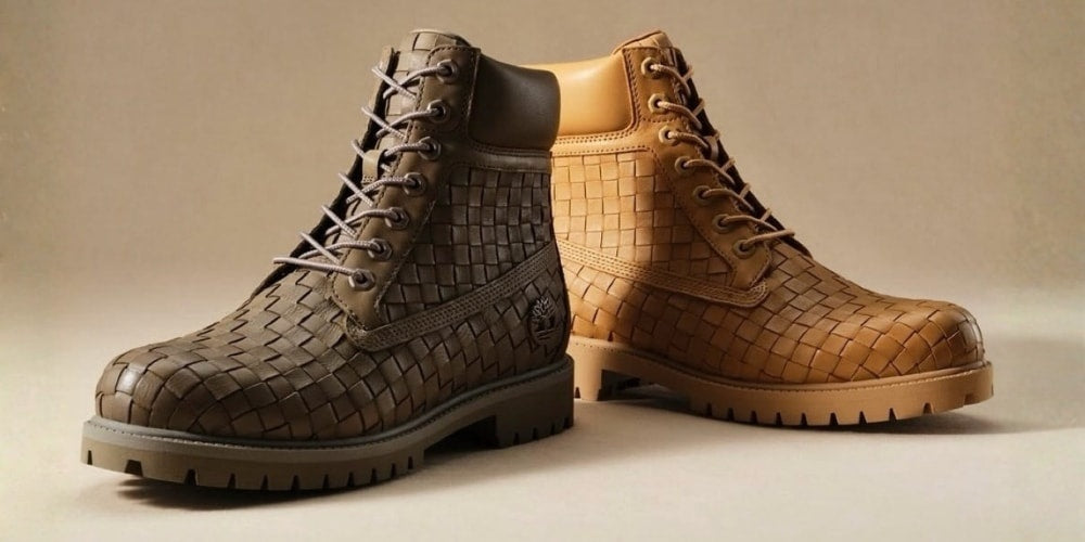 Nowe Timberland 6-inch Premium Woven Boots w Odcieniach Olive i Light Beige