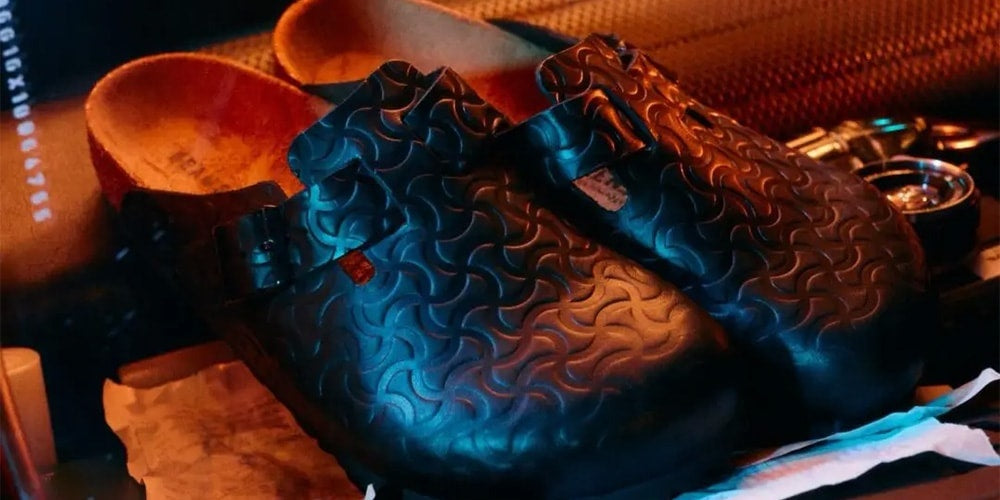 BEAMS i Birkenstock Prezentują Nową Wersję Klasyków – Boston „Bone Pattern” w Gładkiej Czarnej Skórze