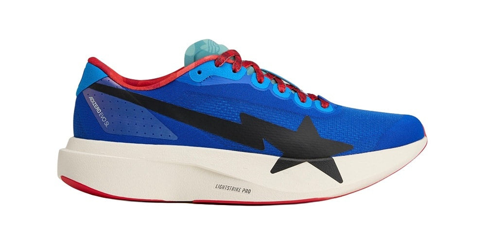 Nowe Sneakersy BAPE x adidas Adizero EVO SL – Połączenie Sportu i Streetwearu
