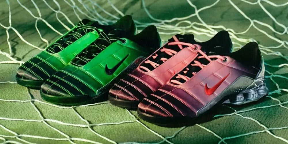 Nowa Współpraca Forget-me-nots i Nike: T90 Shox Magia w Kolorach, Które Zachwycają
