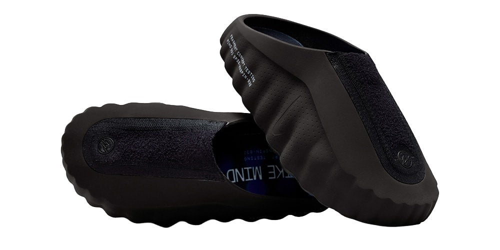 Nowe Sneakersy Nike x Fragment: Mind 001 w Kolorze Czarno-Niebieskim