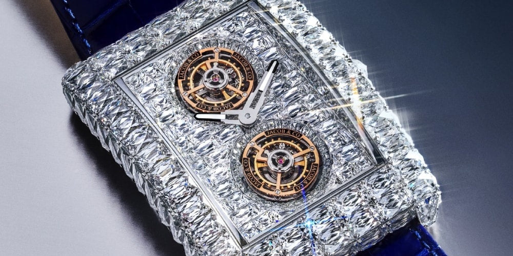 Jacob & Co. Prezentuje Nową Patenty: Billionaire Double Tourbillon Angel Cut