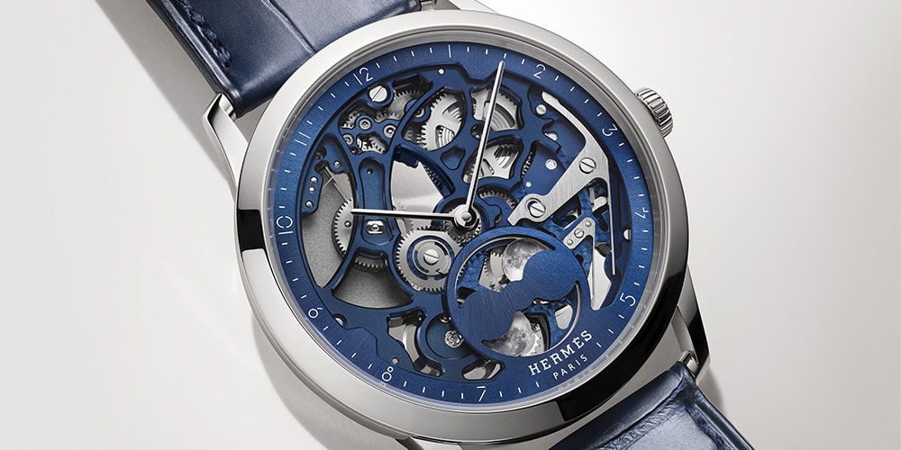 Nowość od Hermès: Slim d’Hermès Squelette Lune - Zegarek, Który Zachwyca!