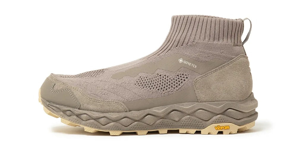 Nonnative x Mizuno: Nowa Kolekcja WAVE MUJIN LS MID GTX w Vintage Khaki