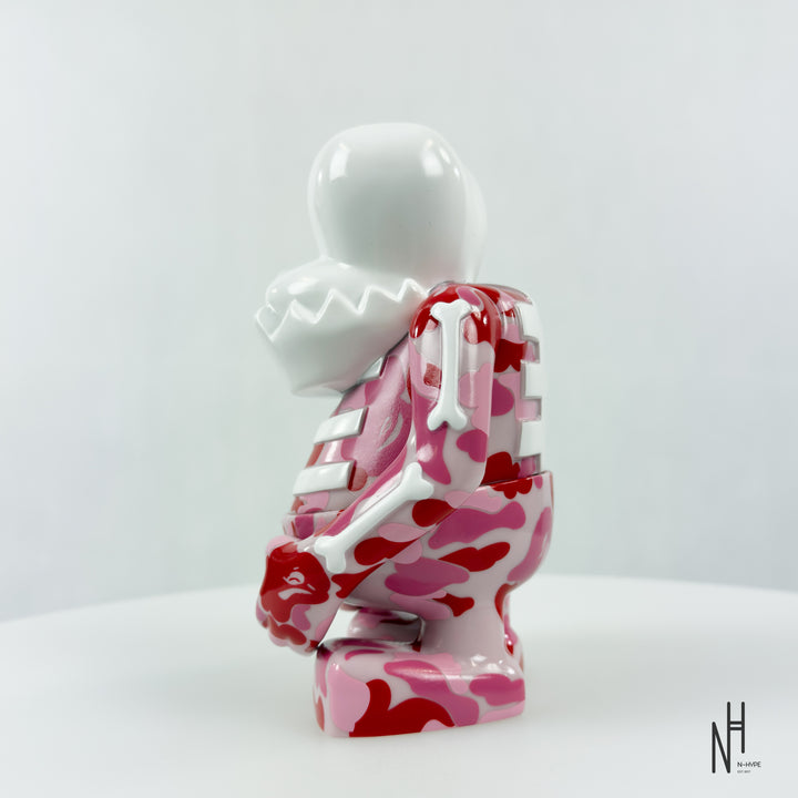 BAPE Bounty Hunter Skull-Kun Special Figure Pink