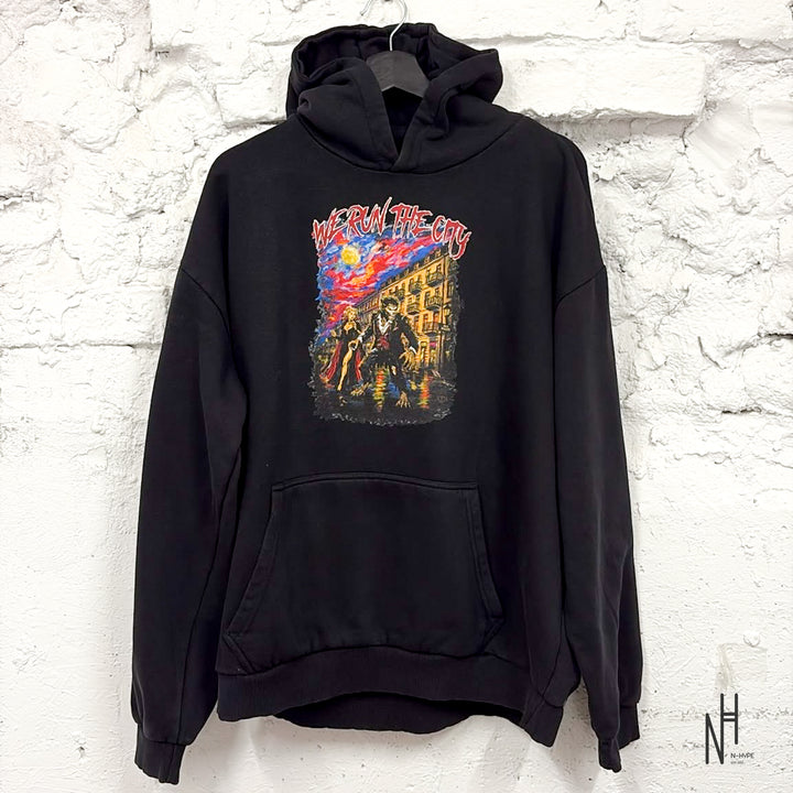 N-HYPE & IVO JANKOWIAK We Run The City Hoodie Black