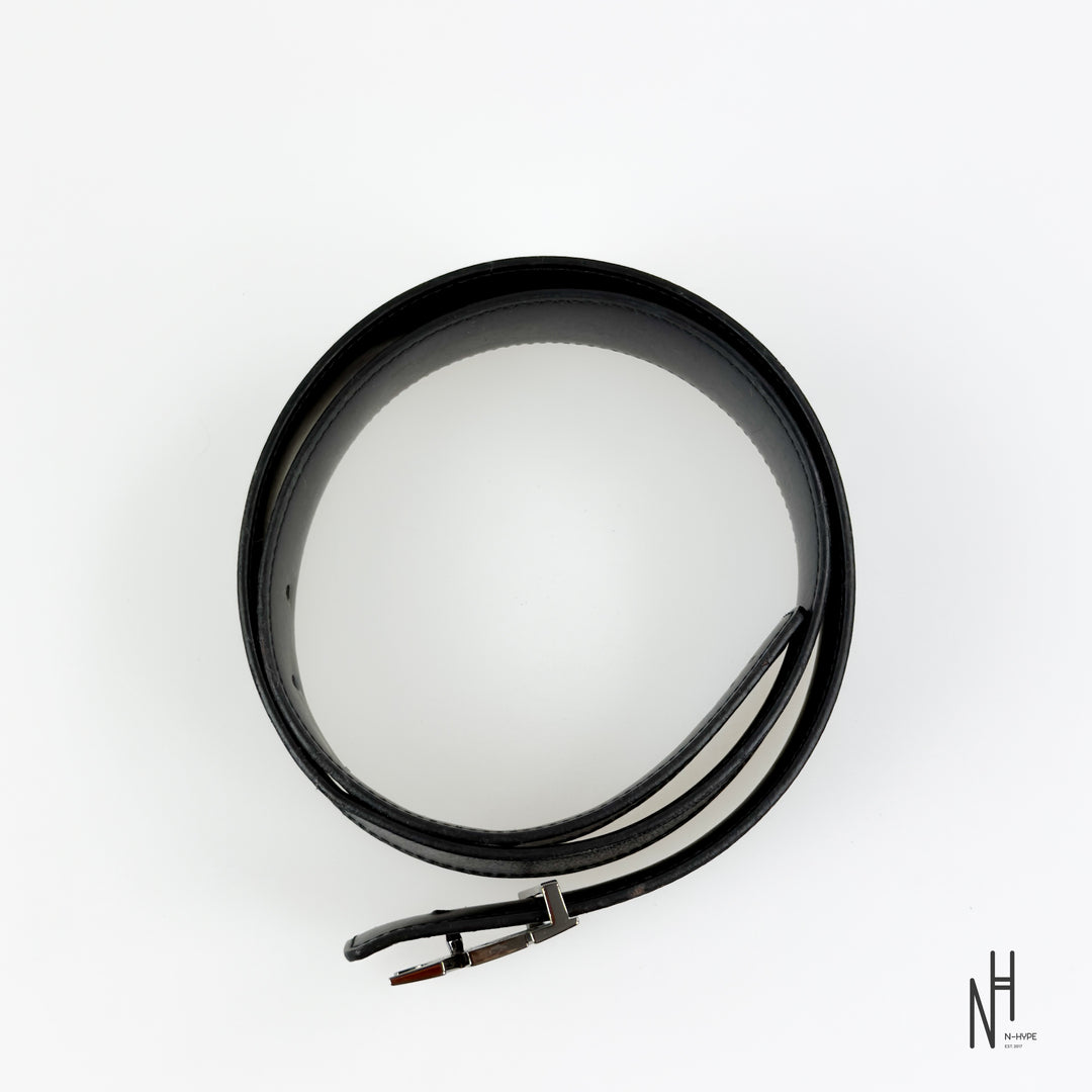 Louis Vuitton LV Initiales Reversible Belt Monogram Black