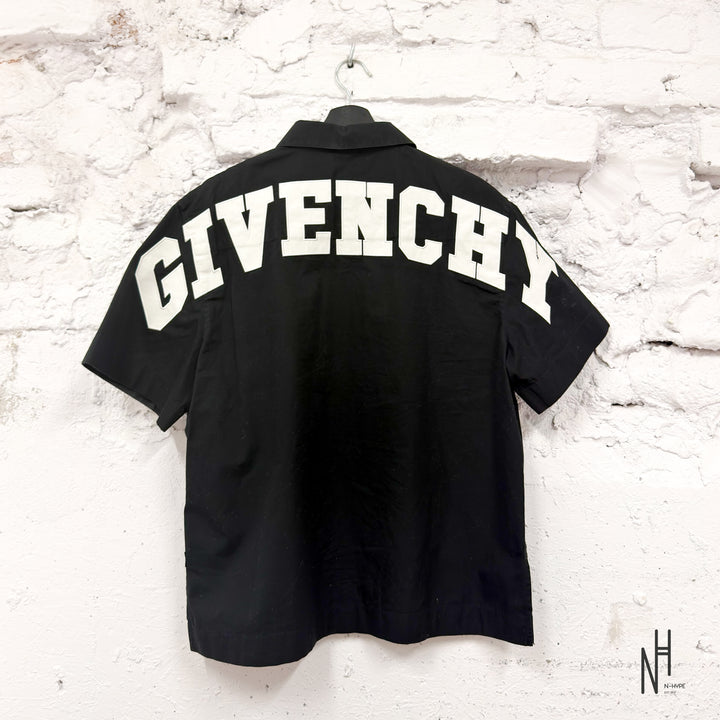 Givenchy Eiffel Tower Zipped Shirt Black