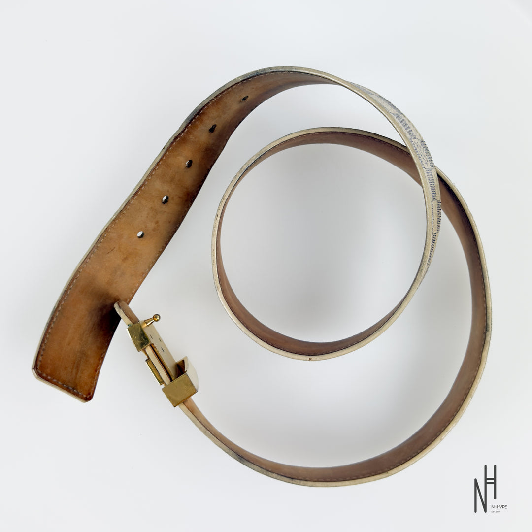 Louis Vuitton LV Damier Azur Belt